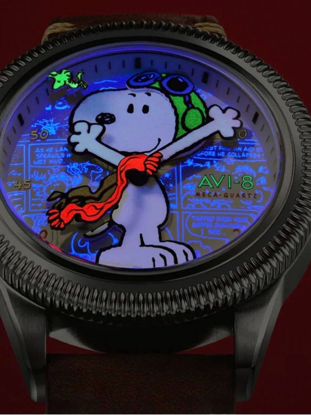 AVI-8 Limited Edition Snoopy Pilot Watch - Peanuts Snoopy Flying Ace